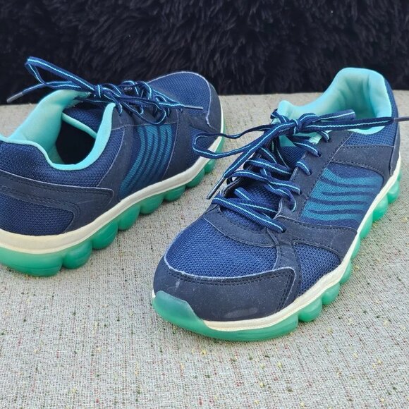 Danskin Now Women Sneaker Athletic Sport Blue Running Shoes Lace Up Size 8.5US - Picture 4 of 11